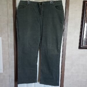 Grey/Green Casual Pants